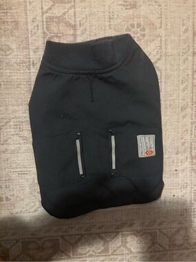 Free Country Black Dog Jacket with Reflective Trim
